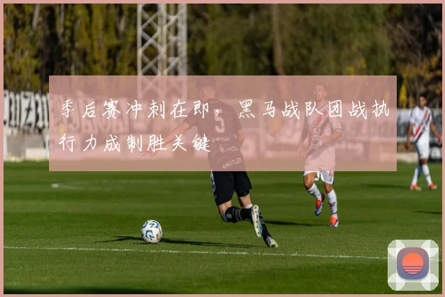 季后赛冲刺在即，黑马战队团战执行力成制胜关键